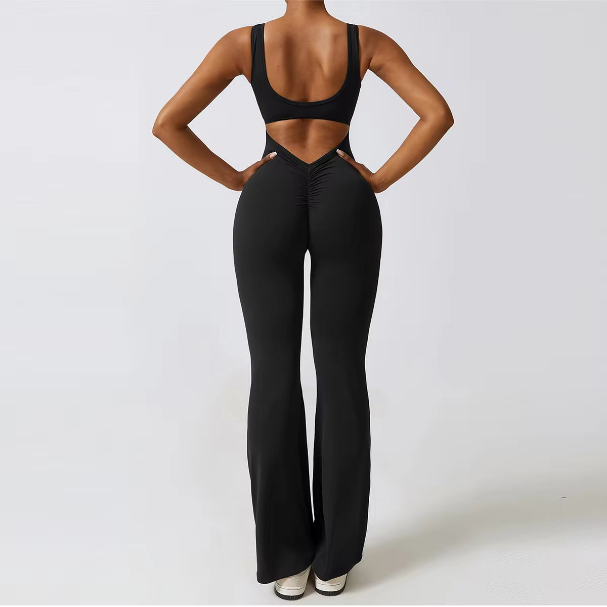 Back V Sleeveless Jumpsuit