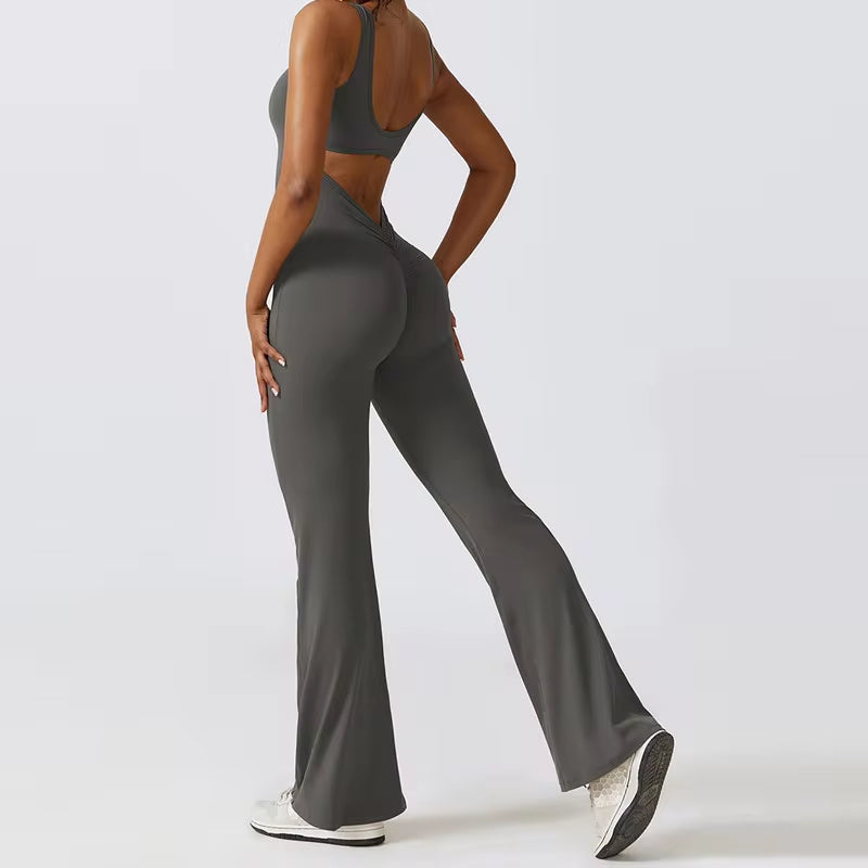 Back V Sleeveless Jumpsuit